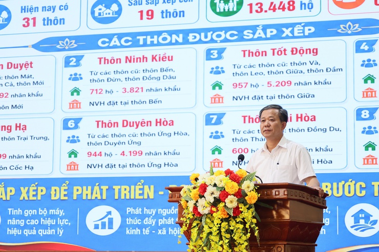 UBND xã Quảng Bị tổ chức Hội nghị triển khai xây dựng phương án sắp xếp thôn và dự kiến tên gọi các thôn sau sắp xếp trên địa bàn xã- Ảnh 5.