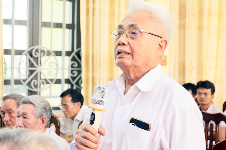 UBND xã Quảng Bị tổ chức Hội nghị triển khai xây dựng phương án sắp xếp thôn và dự kiến tên gọi các thôn sau sắp xếp trên địa bàn xã- Ảnh 6.