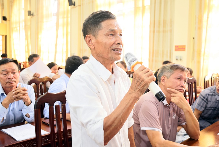 UBND xã Quảng Bị tổ chức Hội nghị triển khai xây dựng phương án sắp xếp thôn và dự kiến tên gọi các thôn sau sắp xếp trên địa bàn xã- Ảnh 7.
