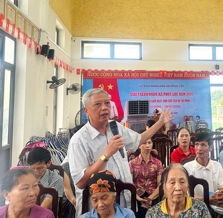 Đại biểu HĐND xã Phúc Lộc tiếp tục cử tri trước Kỳ họp thường lệ giữa năm 2026 – Đơn vị bầu cử số 4- Ảnh 3.