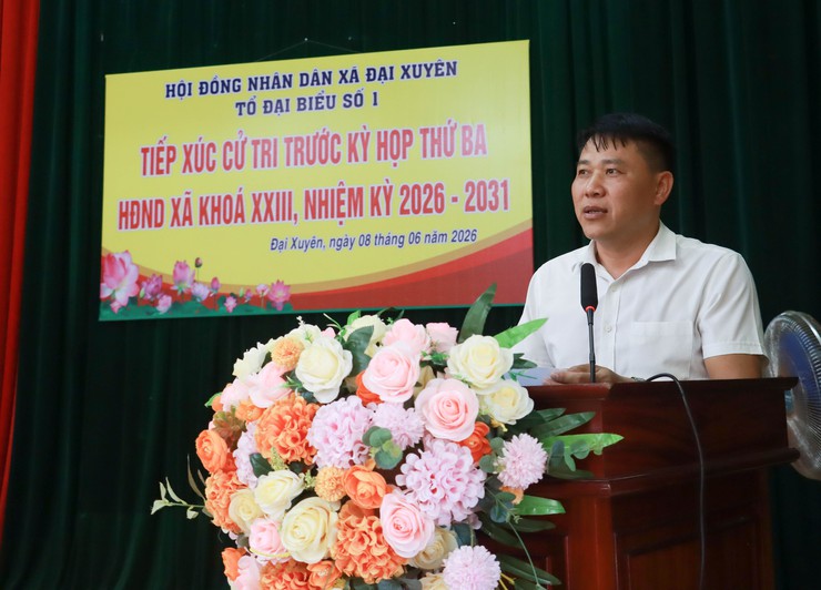 Tổ đại biểu số 1 tiếp xúc cử tri trước kỳ họp thứ ba HĐND xã khóa XXIII,Nhiệm kỳ 2026 - 2031- Ảnh 5.