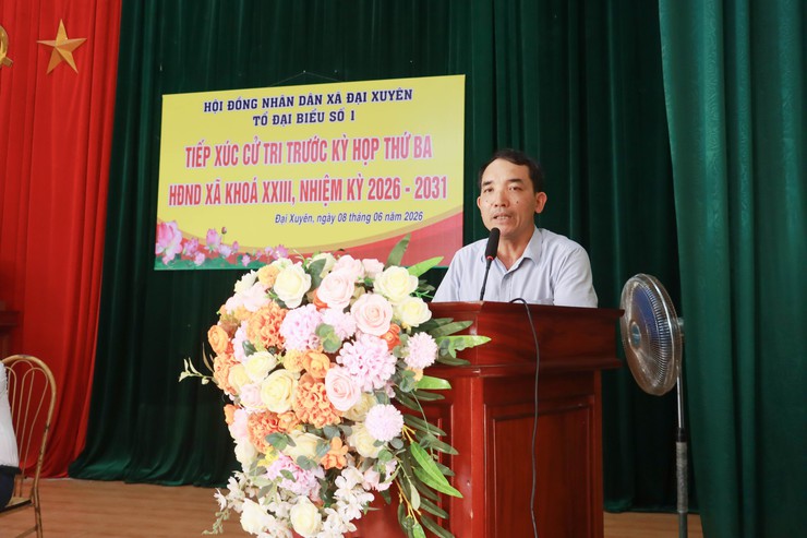 Tổ đại biểu số 1 tiếp xúc cử tri trước kỳ họp thứ ba HĐND xã khóa XXIII,Nhiệm kỳ 2026 - 2031- Ảnh 3.