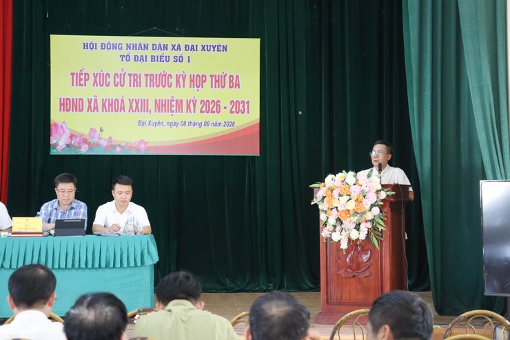 Tổ đại biểu số 1 tiếp xúc cử tri trước kỳ họp thứ ba HĐND xã khóa XXIII,Nhiệm kỳ 2026 - 2031- Ảnh 4.