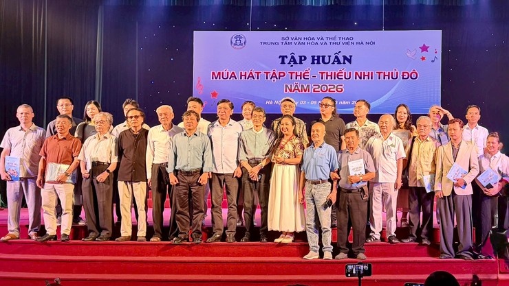 Tập huấn múa hát tập thể thiếu nhi Thủ đô năm 2026- Ảnh 2.