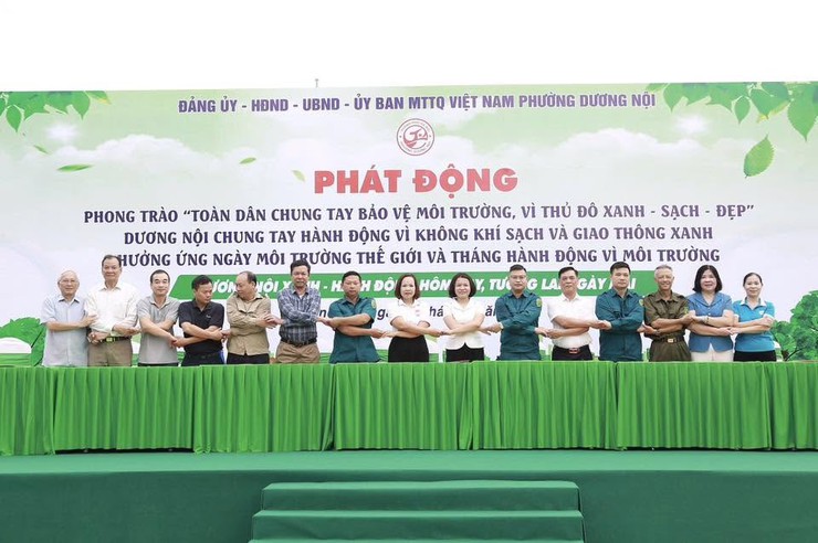 PHƯỜNG DƯƠNG NỘI PHÁT ĐỘNG PHONG TRÀO THI ĐUA HƯỞNG ỨNG NGÀY MÔI TRƯỜNG THẾ GIỚI- Ảnh 3.
