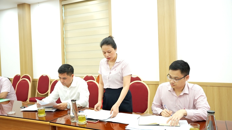 Ban đại diện Hội đồng quản trị Ngân hàng Chính sách xã hội (NHCSXH) xã Dương Hoà tổ chức Phiên họp thứ nhất- Ảnh 4.