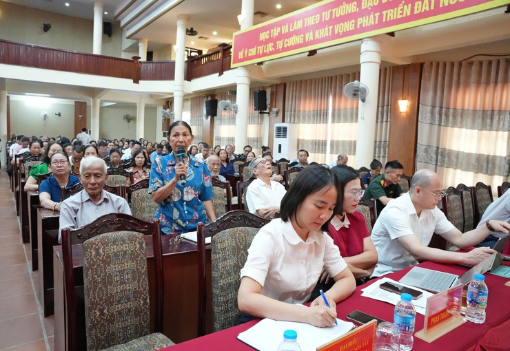 Tiếp xúc cử tri trước kỳ họp thứ 2 HĐND phường Sơn Tây khóa II nhiệm kỳ 2026 – 2031- Ảnh 1.