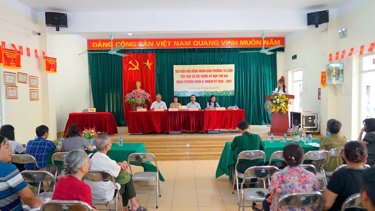 Tổ đại biểu số 5 HĐND phường Từ Liêm tiếp xúc cử tri trước kỳ họp thứ Hai HĐND phường nhiệm kỳ 2026 - 2031- Ảnh 1.