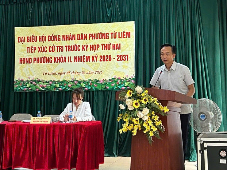 Tổ đại biểu số 5 HĐND phường Từ Liêm tiếp xúc cử tri trước kỳ họp thứ Hai HĐND phường nhiệm kỳ 2026 - 2031- Ảnh 4.