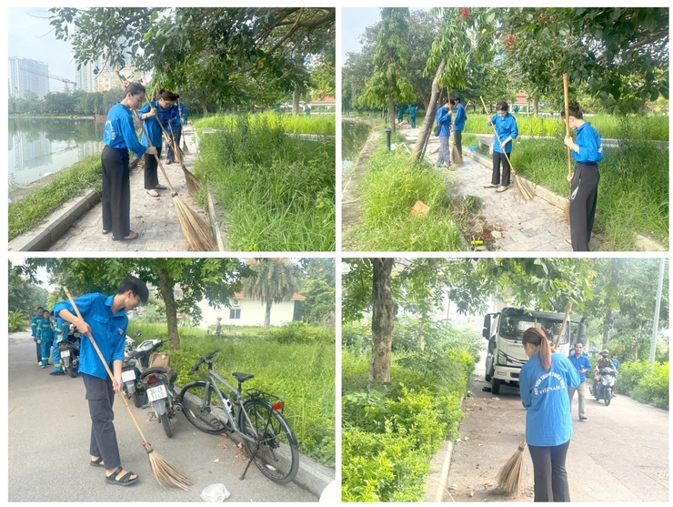 Phường Từ Liêm phát động phong trào “Toàn dân chung tay bảo vệ môi trường, vì Thủ đô xanh - sạch - đẹp”- Ảnh 3.