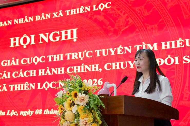 UBND xã Thiên Lộc tổng kết, trao giải cuộc thi trực tuyến tìm hiểu, tuyên truyền cải cách hành chính, chuyển đổi số năm 2026- Ảnh 10.