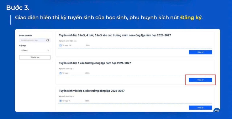 Hướng dẫn đăng ký tuyển sinh trực tuyến năm học 2026-2027- Ảnh 6.