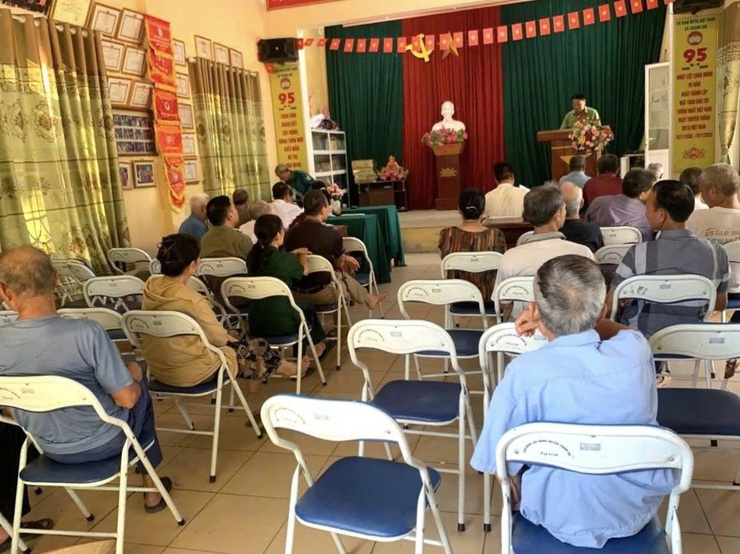HỘI CỰU CHIẾN BINH XÃ TIẾP TỤC TUYÊN TRUYỀN CÔNG TÁC GIẢI PHÓNG MẶT BẰNG TẠI THÔN BA ĐÌNH- Ảnh 3.
