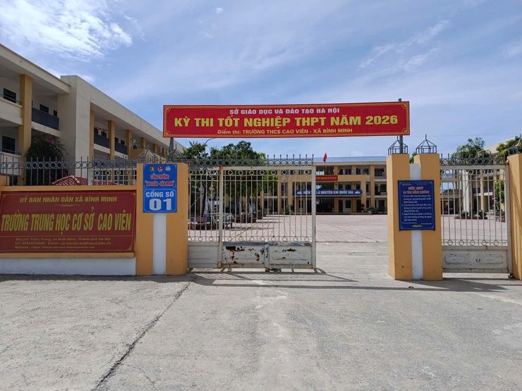 XÃ BÌNH MINH CHỦ ĐỘNG, SẴN SÀNG CHO KỲ THI TỐT NGHIỆP THPT NĂM 2026 TẠI ĐIỂM THI THCS CAO VIÊN- Ảnh 1.