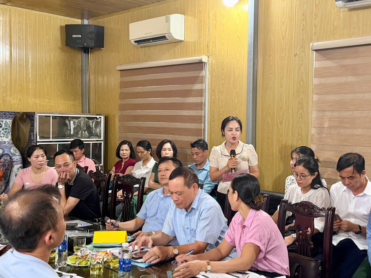 SÓC SƠN TỔ CHỨC TẬP HUẤN THỰC HÀNH KỸ NĂNG HƯỚNG DẪN, THUYẾT MINH, GIỚI THIỆU SẢN PHẨM DU LỊCH TRẢI NGHIỆM "ĐÊM ĐỀN SÓC - HÀO KHÍ THÁNH GIÓNG"- Ảnh 7.