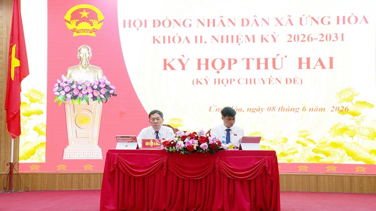 HĐND XÃ ỨNG HÒA KHÓA II, NHIỆM KỲ 2026-2031 TỔ CHỨC KỲ HỌP THỨ HAI (KỲ HỌP CHUYÊN ĐỀ).- Ảnh 2.