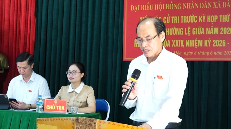 Dân Hòa: Tổ đại biểu số 1 tiếp xúc cử tri thôn Trường Xuân trước kỳ họp thứ ba HĐND xã khóa XXIV
- Ảnh 3.
