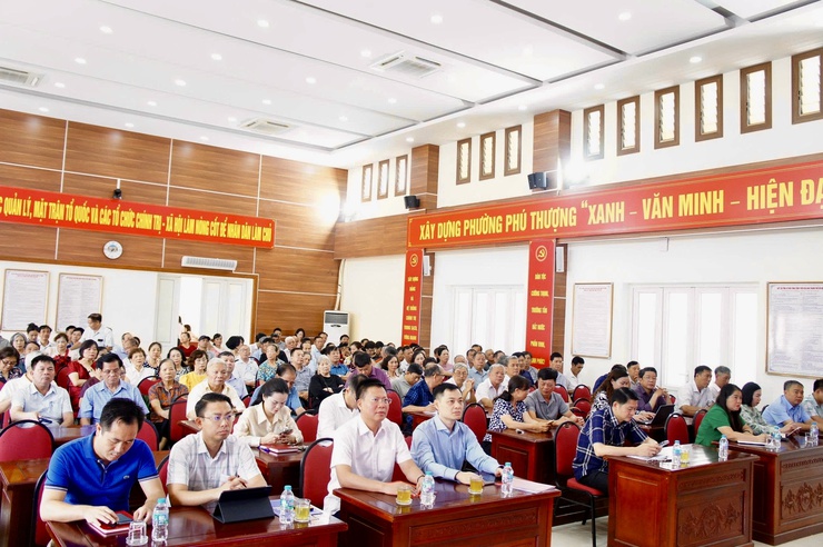 Phường Phú Thượng quán triệt, triển khai kế hoạch sắp xếp tổ dân phố trên địa bàn- Ảnh 1.