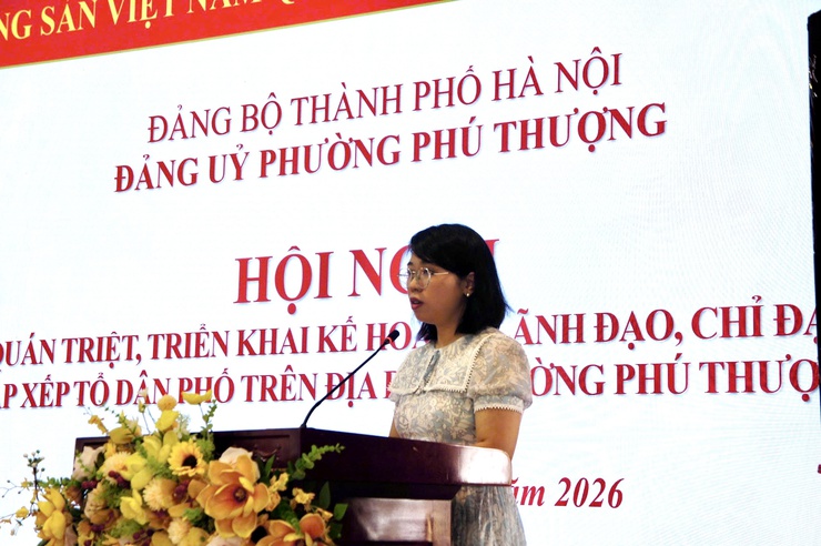 Phường Phú Thượng quán triệt, triển khai kế hoạch sắp xếp tổ dân phố trên địa bàn- Ảnh 3.