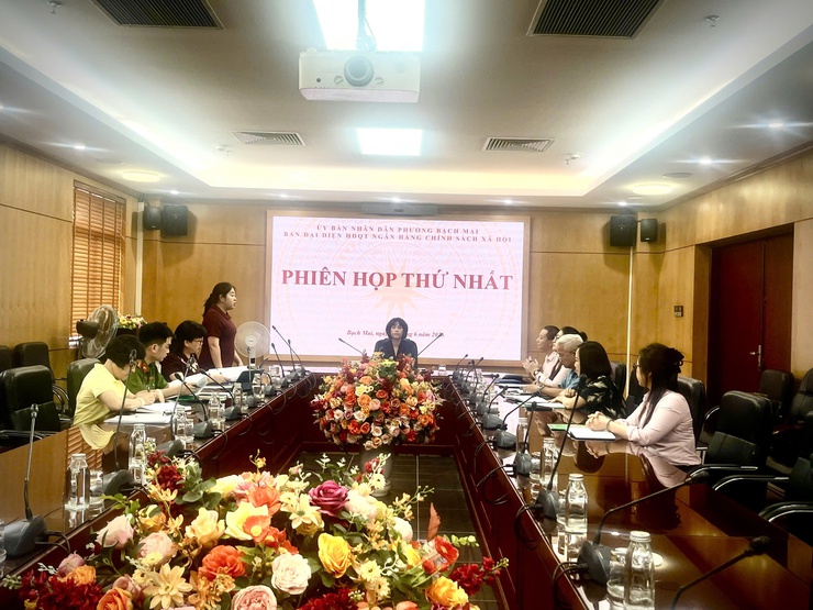 Phường Bạch Mai: Tổ chức Phiên thứ I Ban Đại diện Hội đồng Quản trị Ngân hàng Chính sách xã hội- Ảnh 1.