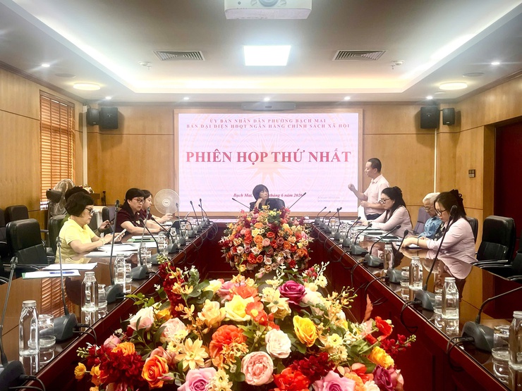 Phường Bạch Mai: Tổ chức Phiên thứ I Ban Đại diện Hội đồng Quản trị Ngân hàng Chính sách xã hội- Ảnh 4.