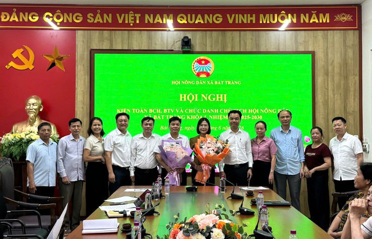 Hội nông dân xã Bát Tràng tổ chức hội nghị bầu bổ sung Ủy viên BCH, BTV và Chủ tịch Hội nông dân xã khóa I, nhiệm kỳ 2025-2030- Ảnh 2.