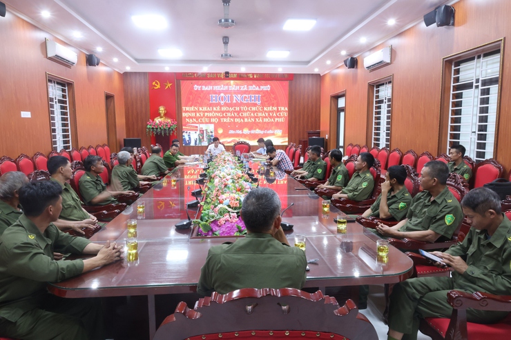 Hội nghị triển khai Kế hoạch kiểm tra định kỳ về phòng cháy, chữa cháy (PCCC)- Ảnh 1.