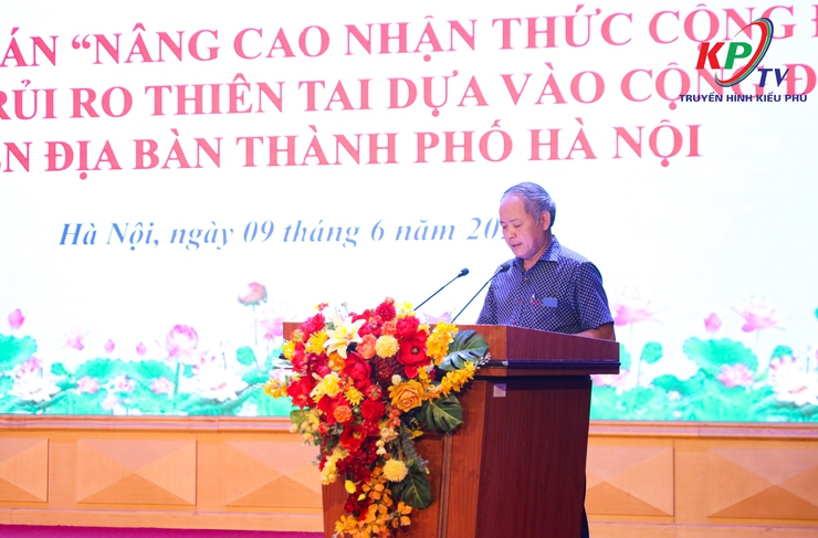 Sở Nông nghiệp và Môi trường Hà Nội: Chi cục Thủy lợi và Phòng, chống thiên tai tổ chức hội nghị tập huấn Đề án nâng cao nhận thức cộng đồng và quản lý rủi ro thiên tai dựa vào cộng đồng- Ảnh 3.