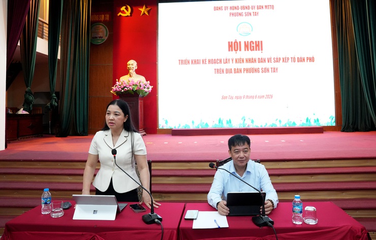 PHƯỜNG SƠN TÂY TRIỂN KHAI KẾ HOẠCH LẤY Ý KIẾN NHÂN DÂN VỀ SẮP XẾP TỔ DÂN PHỐ- Ảnh 6.