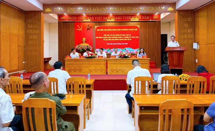 Tổ đại biểu HĐND phường số 6 tiếp xúc cử tri TDP Triều Khúc trước kỳ họp thứ 2 HĐND phường- Ảnh 3.