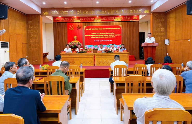 Tổ đại biểu HĐND phường số 6 tiếp xúc cử tri TDP Triều Khúc trước kỳ họp thứ 2 HĐND phường- Ảnh 7.