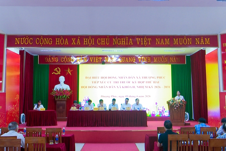 Tổ đại biểu HĐND số 3 xã Thượng Phúc tiếp xúc cử tri trước kỳ họp thường lệ giữa năm 2026- Ảnh 1.