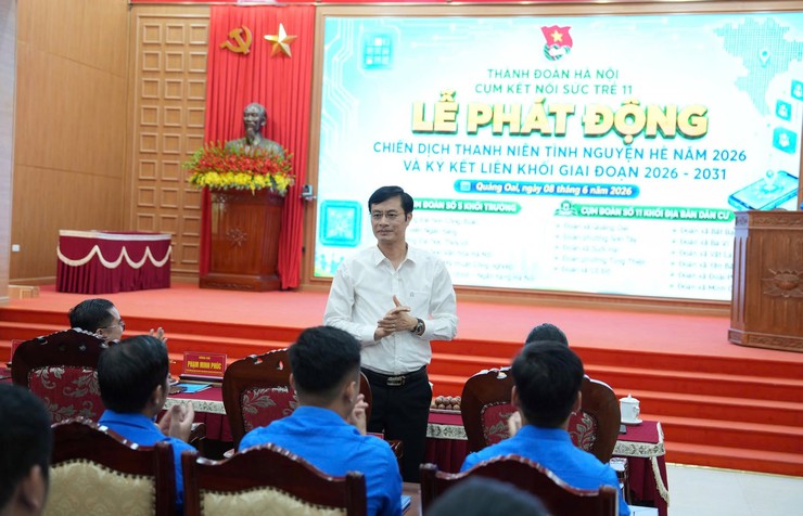 QUẢNG OAI PHÁT ĐỘNG RA QUÂN CHIẾN DỊCH THANH NIÊN TÌNH NGUYỆN HÈ NĂM 2026 VÀ KÝ KẾT LIÊN KHỐI “KẾT NỐI SỨC TRẺ” GIAI ĐOẠN 2026 – 2031- Ảnh 1.