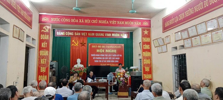 Phú Xuyên triển khai phương án sắp xếp, sáp nhập các thôn trên địa bàn xã theo đúng quy định- Ảnh 3.