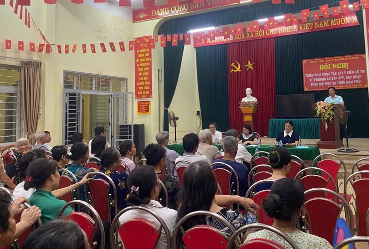 Phú Xuyên triển khai phương án sắp xếp, sáp nhập các thôn trên địa bàn xã theo đúng quy định- Ảnh 6.
