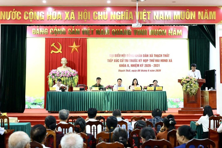 ĐẠI BIỂU HĐND XÃ THẠCH THẤT TIẾP XÚC CỬ TRI TRƯỚC KỲ HỌP THƯỜNG LỆ GIỮA NĂM 2026- Ảnh 3.