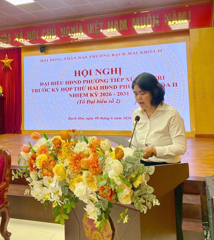 ĐẠI BIỂU HĐND PHƯỜNG BẠCH MAI TIẾP XÚC CỬ TRI TRƯỚC KỲ HỌP THỨ HAI, KHÓA II, NHIỆM KỲ 2026 – 2031- Ảnh 6.