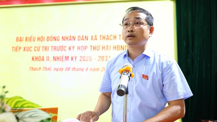 ĐẠI BIỂU HĐND XÃ THẠCH THẤT TIẾP XÚC CỬ TRI TRƯỚC KỲ HỌP THƯỜNG LỆ GIỮA NĂM 2026- Ảnh 1.