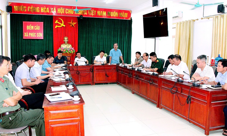 UBND XÃ PHÚC SƠN TỔ CHỨC HỘI NGHỊ ĐÁNH GIÁ KẾT QUẢ THỰC HIỆN NHIỆM VỤ VÀ TRIỂN KHAI NHIỆM VỤ TRỌNG TÂM THỜI GIAN TIẾP THEO- Ảnh 1.