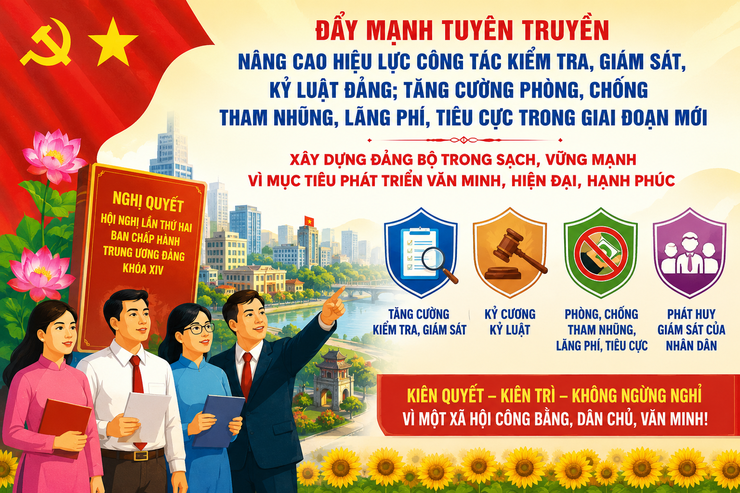 ĐẢNG ỦY XÃ THƯỢNG PHÚC ĐẨY MẠNH TUYÊN TRUYỀN NÂNG CAO HIỆU LỰC CÔNG TÁC KIỂM TRA, GIÁM SÁT VÀ PHÒNG, CHỐNG THAM NHŨNG, LÃNG PHÍ, TIÊU CỰC- Ảnh 1.