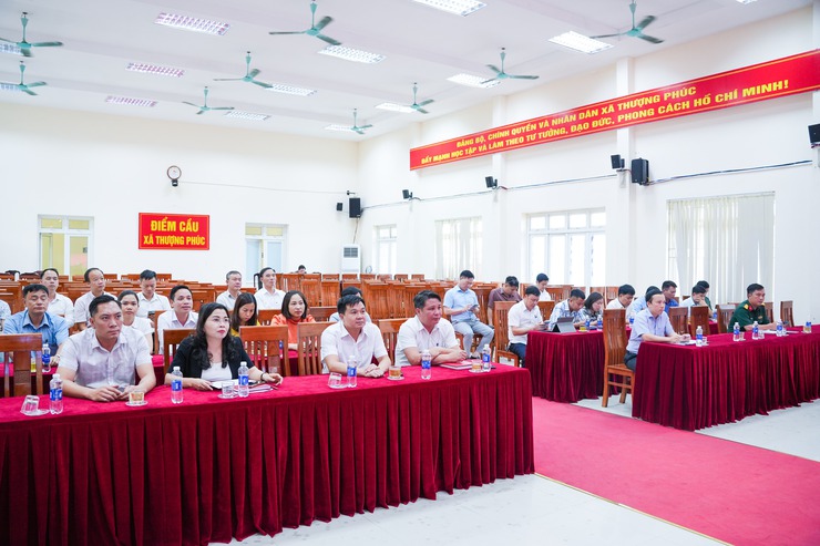 Thượng Phúc tham dự hội nghị sơ kết một năm vận hành bộ máy của hệ thống chính trị và chính quyền địa phương hai cấp trên địa bàn Hà Nội- Ảnh 2.