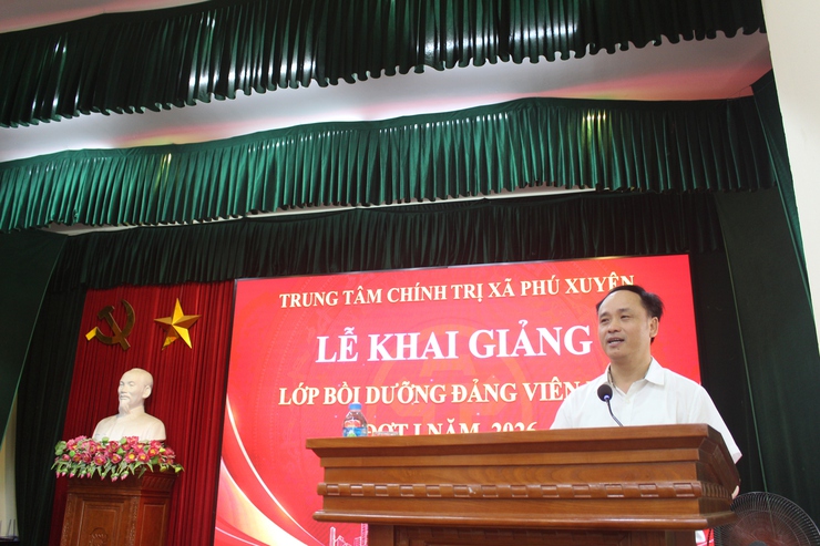 Khai giảng lớp bồi dưỡng Đảng viên mới đợt I năm 2026- Ảnh 1.