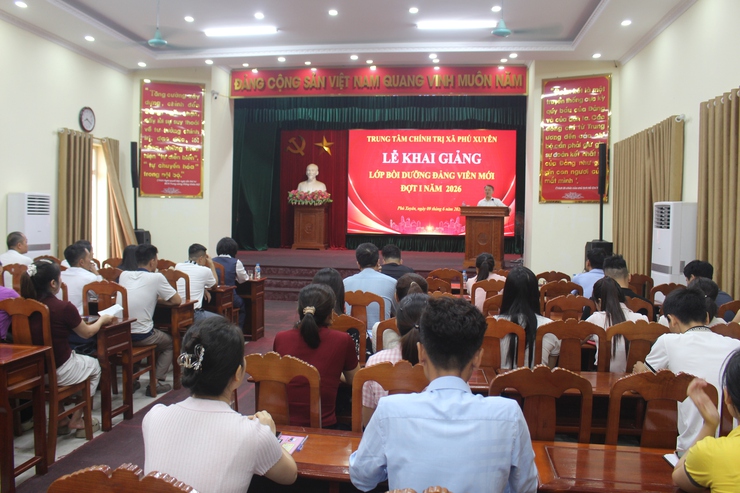 Khai giảng lớp bồi dưỡng Đảng viên mới đợt I năm 2026- Ảnh 3.