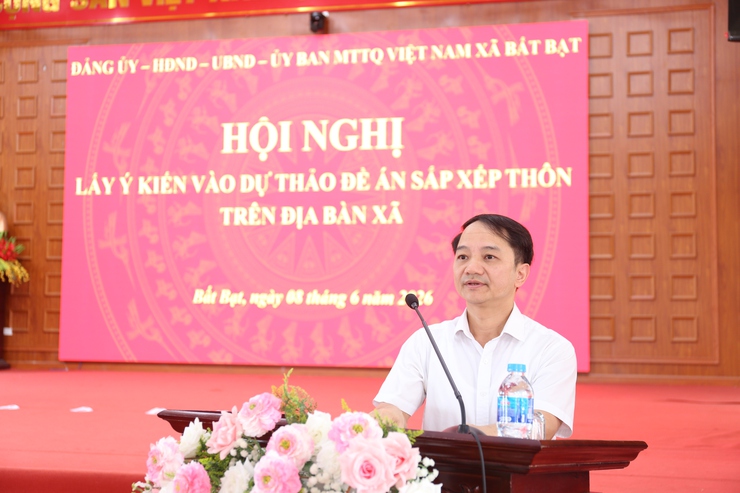 Xã Bất Bạt: Tạo sự đồng thuận, gắn kết giữa các tầng lớp nhân dân trong sắp xếp, sáp nhập thôn- Ảnh 3.