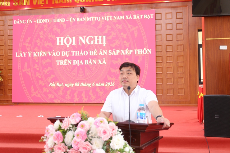 Xã Bất Bạt: Tạo sự đồng thuận, gắn kết giữa các tầng lớp nhân dân trong sắp xếp, sáp nhập thôn- Ảnh 4.