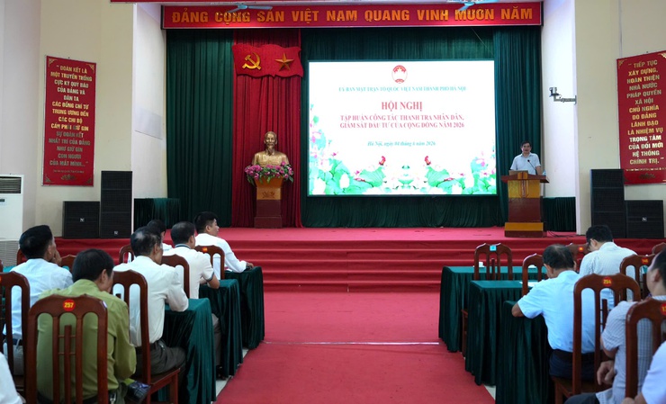 Hội nghị tập huấn công tác thanh tra nhân dân, giám sát đầu tư của cộng đồng tại xã Sơn Đồng- Ảnh 1.