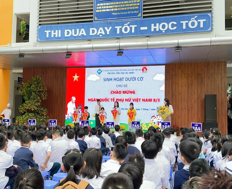 Cô giáo Tổng phụ trách Đội năng động, nhiệt huyết, trách nhiệm của trường Tiểu học Bà Triệu- Ảnh 4.