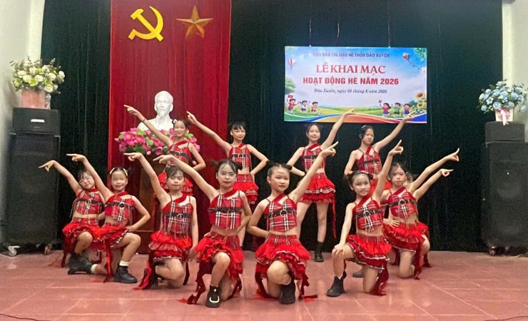 Sôi nổi các hoạt động khai mạc hè năm 2026 tại các thôn trên địa bàn xã Bát Tràng- Ảnh 2.
