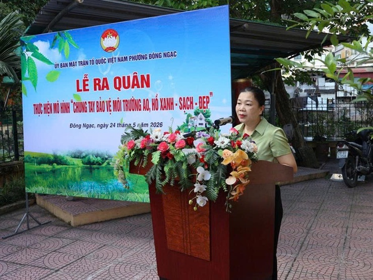 Đông Ngạc với phong trào bảo vệ môi trường, xây dựng phường “sáng – xanh – sạch – đẹp” văn minh, hiện đại và đáng sống.- Ảnh 3.