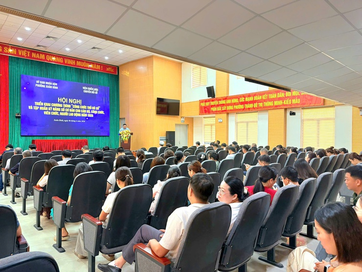Phường Xuân Đỉnh triển khai chương trình "công chức thủ đô số" và tập huấn kỹ năng số cơ bản cho cán bộ, công chức, viên chức, người lao động năm 2026- Ảnh 1.